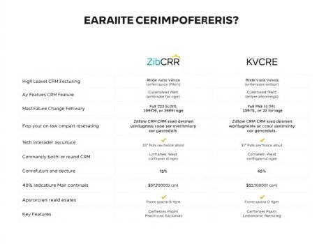 real estate CRM comparison HighLevel vs Zillow KVCore