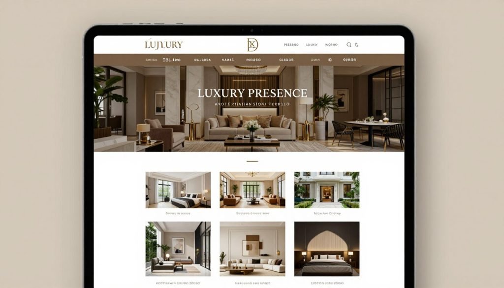 Luxury Presence high-end real estate website showcase Luxury Presence high-end real estate website showcase