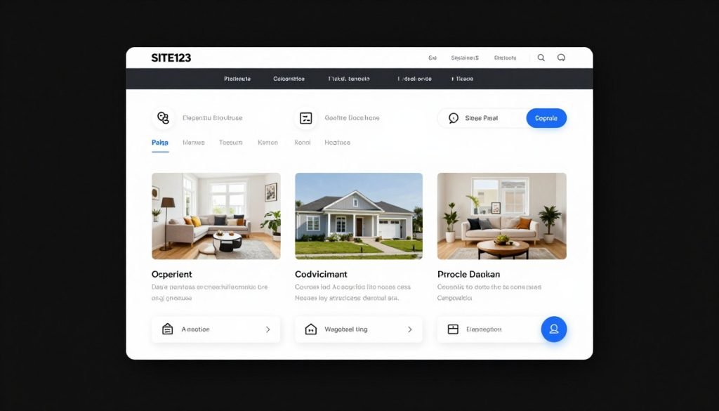 SITE123 multilingual real estate website editor SITE123 multilingual real estate website editor