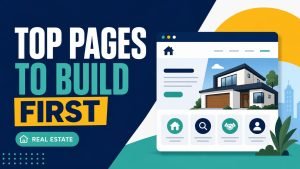 what pages real estate website have